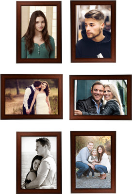 

Swadesi Stuff MDF Photo Frame(Brown, 6 Photos)