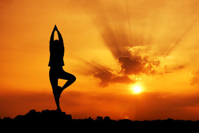 

yoga photo meditation on quality paper 13x19 Paper Print(19 inch X 13 inch, Rolled)