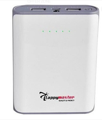 

Lappymaster 10400 mAh Power Bank (Power Bank Designed For Apple I Phone 4)(Grey, Lithium-ion)