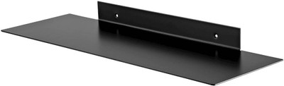 

Qesyas Floating Metal Shelf MDF Wall Shelf(Number of Shelves - 1, Black)