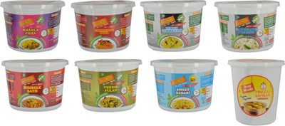 

Desi Mealz BREAKFAST COMBO - NO ONION, NO GARLIC 800 g(Pack of 8)