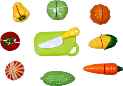 

VIVAAN Realistic Sliceable Vegetables Cutting Play Toy Set