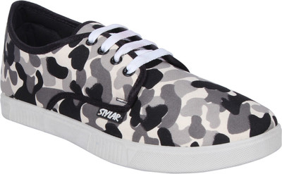

Stylar Warrior Canvas Shoes For Men(Black