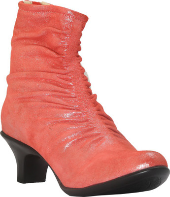 

SWANSIND ORANGE BOOTS Boots For Women(Orange