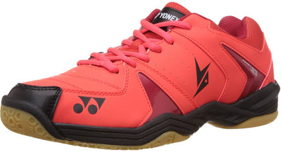 

Yonex BADMINTON SHOES SRCR 40 LD JR BRIGHT RED Badminton Shoes For Men(Multicolor