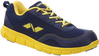 

Nivia Escort Running Shoes For Men(Navy, Navy blue & yellow