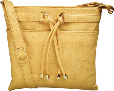 

Lion Heart Girls Casual Beige PU Sling Bag