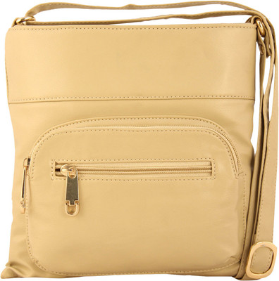 

Lion Heart Girls Casual Beige PU Sling Bag