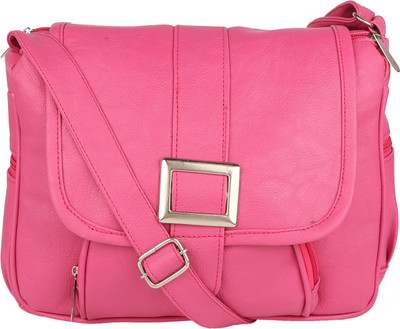 

Savitri Arts Women Casual Pink PU Sling Bag