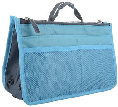 

Giftt Hub Multi Utility Pouch Small Travel Bag - 16 cm H x 28 cm W(Blue)