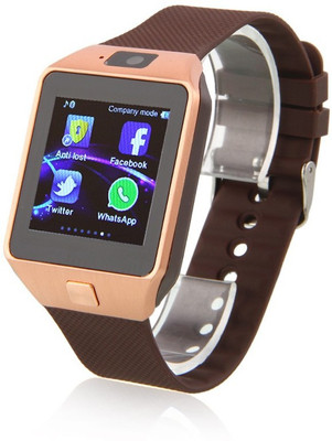 

Attire Gold smart watch phone 22A Smartwatch(Black Strap L)