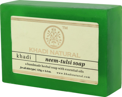 

Khadi Natural Neem Tulsi Soap(375 g, Pack of 3)