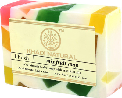 

Khadi Natural Mix Fruit Soap(375 g, Pack of 3)