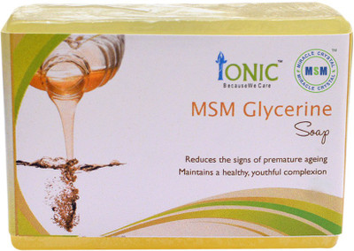 

Ionic Pure Glycerin Soap Bar with High Organic Sulfur for Glowing Face (Sulfur Based-Organic)(60 g)