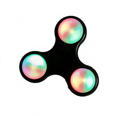 

Niteo Fidget Spinner Toy Light Spinner Long Spin Toy for adult and children(Black)