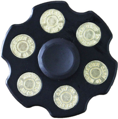 

Toys Factory Designer Bullet Black Metallic Fidget Hand Spinner(Multicolor)