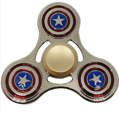

Krypton Super Hero Silver Metal Fidget Spinner Toy Great for Stress Relief Anti Anxiety for Children / Adults Mini 2 Mint Spin.(Multicolor)