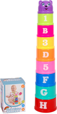 

Tipi Tipi Tap Baby Stack and Learn Toy(Multicolor)
