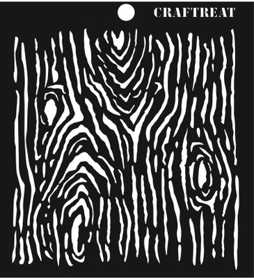 

Craftreat Woodgrain Stencil 022 New Stencil(Pack of 1, Woodgrain)