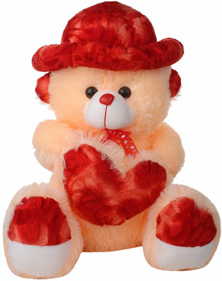 

SANA TOYS Sana Cap Teddy Cream With Lovely Heart cm 50 - 50 cm(Cream)