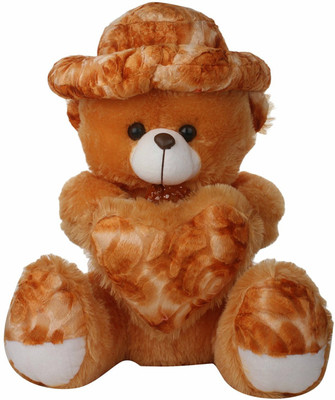 

SANA TOYS Sana Cap Teddy Brown With Charming Heart cm 50 - 50 cm(Brown)
