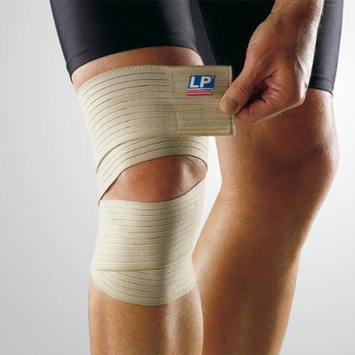 

LP ELASTIC KNEE WRAP Knee Support (Free Size, light cream), Yellow