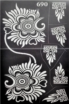 

ARR Henna Stencils ARR HENNA STENCIL STICKER(HENNA DESIGN)