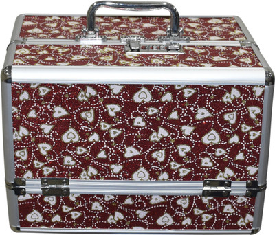 

Pride Star Jasmine to store cosmetic itmes Vanity Box(Maroon)
