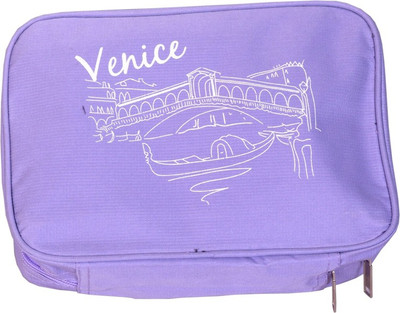 

Pretty Krafts Venice Makeup, travel, tolietreis, Vanity, jejwellery Vanity Box(Purple)