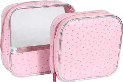 

Pretty Krafts Vannie Makeup, travel, tolietreis, Vanity, jejwellery Vanity Box(Lightpink)