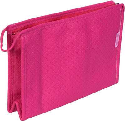 

Pretty Krafts Kaity Makeup, travel, tolietreis, Vanity, jejwellery Vanity Box(Darkpink)