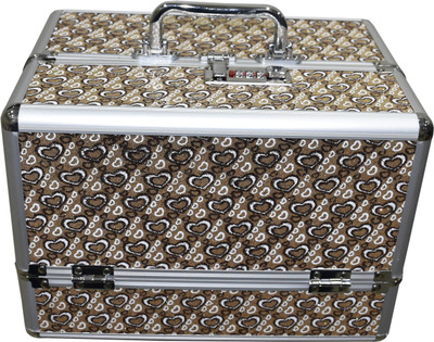 

Pride Star Jasmine to store cosmetic itmes Vanity Box(Brown)