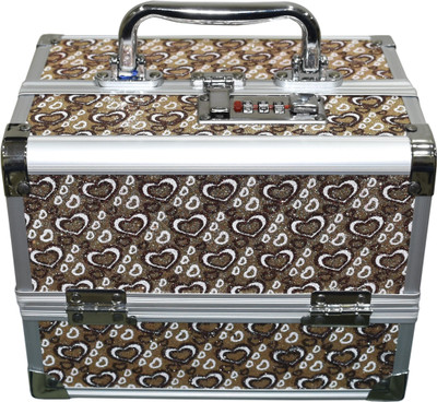 

Pride Star Lovy to store cosmetic itmes Vanity Box(Brown)