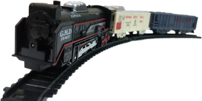 Humaira Battery Operated Train With Head Light - Goods Train(Multicolor)