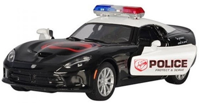 

Toyshine 1:36 Die Cast SRT Viper GTS Police Car, Opening Doors(Multicolor)