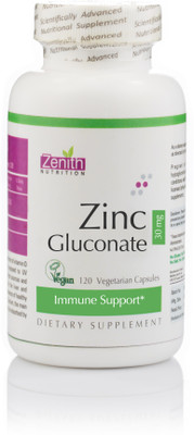 Zenith Nutrition Zinc Gluconate 30mg – 120 Nos(120 No)