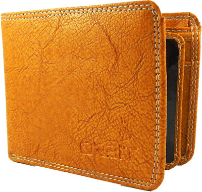 

Orbit Men Tan Genuine Leather, Fabric Wallet(5 Card Slots), Rust