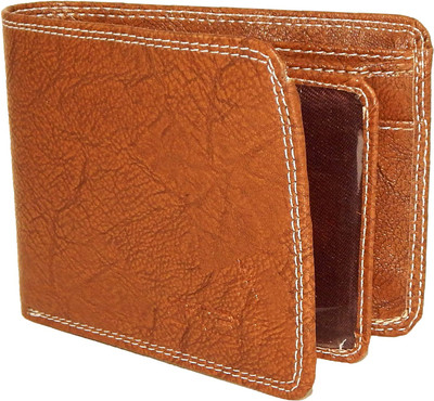 

Orbit Men Brown Genuine Leather, Fabric Wallet(5 Card Slots)