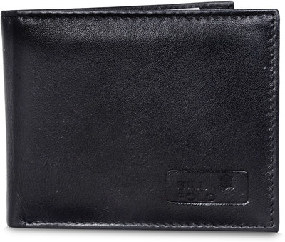 

Bill Fold Artistic Leather Men Tan Genuine Leather Wallet(7 Card Slots), Black