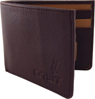 

Orbit Men Beige Genuine Leather, Fabric Wallet(6 Card Slots)
