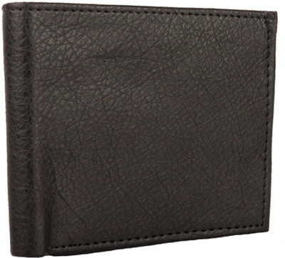 

Deparq Men Black Genuine Leather Wallet(5 Card Slots), Black-da1001