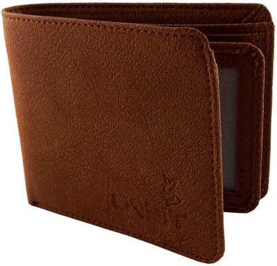 

Orbit Men Tan Genuine Leather, Fabric Wallet(8 Card Slots)