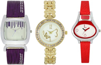 SRK ENTERPRISE Girls Watch Combo With Stylish Multicolor Dial Rich Look LRW044 Watch  - For Girls   Watches  (SRK ENTERPRISE)