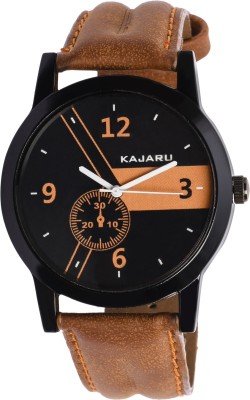 KAJARU KJR-4 Black Dial Watch  - For Men   Watches  (KAJARU)
