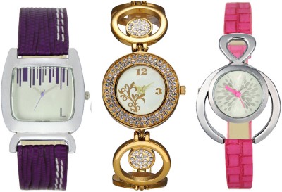 SRK ENTERPRISE Girls Watch Combo With Stylish Multicolor Dial Rich Look LRW048 Watch  - For Girls   Watches  (SRK ENTERPRISE)