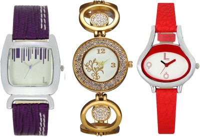 SRK ENTERPRISE Girls Watch Combo With Stylish Multicolor Dial Rich Look LRW050 Watch  - For Girls   Watches  (SRK ENTERPRISE)