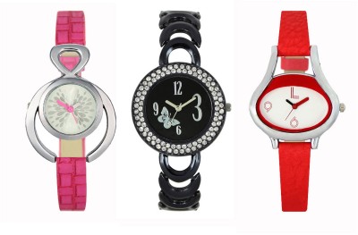 SRK ENTERPRISE Girls Watch Combo With Stylish Multicolor Dial Rich Look LRW016 Watch  - For Girls   Watches  (SRK ENTERPRISE)