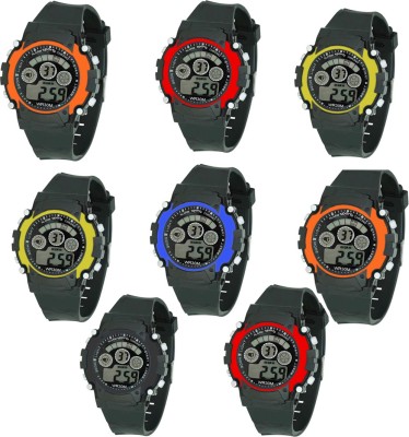 VITREND Sports New Designer Cute Combo Pack Of 8(Random Colours Available) Watch  - For Boys & Girls   Watches  (Vitrend)