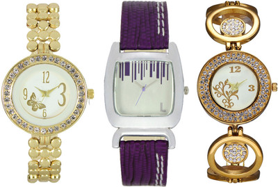 

SRK ENTERPRISE Girls Watch Combo With Stylish Multicolor Dial Rich Look LRW039 Watch - For Girls