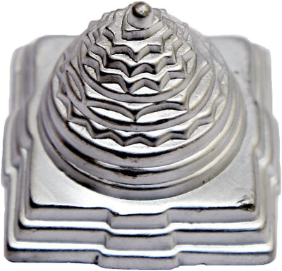 

SHIVOHAM Parad Shree Yantra (Mercury) Decorative Showpiece - 3 cm(Alloy, Silver)